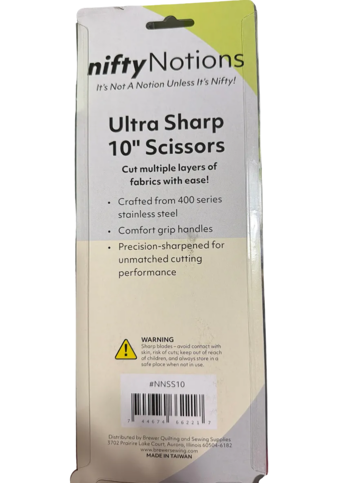 Nifty Notions Ultra Sharp 10”  scissors