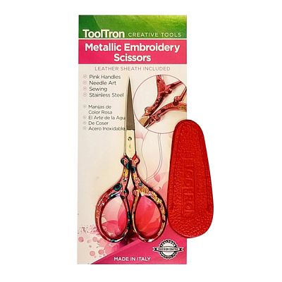 Metallic Embroidery Scissors 3-1/2in